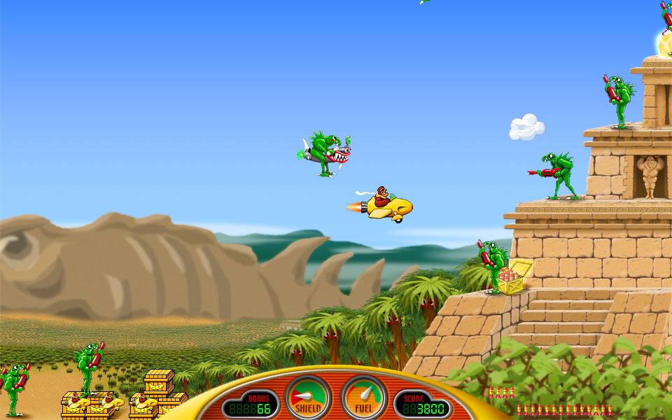 Captain Bumper game screenshot at level 4